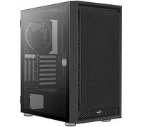 Aerocool graphitev1, caja pc atx, cristal templado, panel frontal mesh