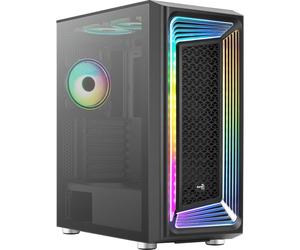 Aerocool Interstellar Torre ATX RGB Cristal Templado USB 3.0 Negra