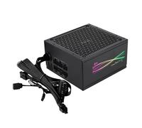 Aerocool LUXPRORGB850M, Fuente Alimentación Semi-Modular RGB 850W, 80Plus Bronze +88%, Condensadores Japoneses, Ventilador APFC 14cm FDB, ATX 3.0 y PCIe 5.0, Compatible ARGB, 5 Años Garantía, Negro