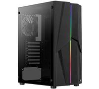 Aerocool Mecha Cristal Templado USB 3.1 RGB Negra