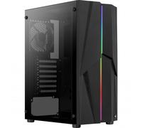 Aerocool Mecha Cristal Templado USB 3.1 RGB Negra