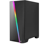 Aerocool mirage argb atx mid tower case, led front, tempered glass sid