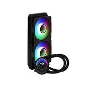 Aerocool, MIRAGEL240, Refrigeración Líquida CPU, 2 Ventiladores 12cm ARGB, TDP 400W, Negro