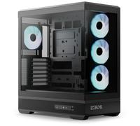 Aerocool Caja para PC P500B Torre midi ATX Cristal templado RGB Negro