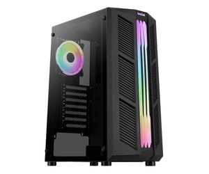 Aerocool Prime Cristal Templado USB 3.2 ARGB Negra