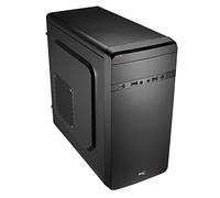 Aerocool QS-180 - Caja de ordenador (PC, Acero, 1x 80 mm, Fondo, Micro-ATX, Mini-ATX, Hogar/Oficina)
