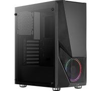 Aerocool Zauron Cristal Templado USB 3.1 RGB Negra