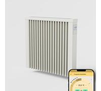 AeroFlow Calefacción eléctrica con núcleo de memoria Chamotte FlexiSmart Pro compatible con WLAN, control por aplicación (Compact 1300)