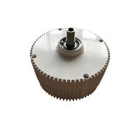 Aerogenerador Baja RPM PMG baja velocidad de rotación 400W 12V/24V/48V salida nerador imán permanente alternador turbina eólica(No Base,Single Shaft,48V)