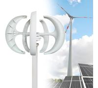 Aerogenerador de 500 W, 12 V/24 V para viviendas y Granjas, Kit de 5 aspas para alumbrado público, solución eficiente de energía renovable, Sistema eólico ecológico.