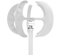 Aerogenerador de Eje Vertical de 12 V y 24 V, 400 W, 600 W, 800 W, 1000 W y 1200 W, con 5 Palas de Velocidad Ajustable, Controlador y Placa de Brida para viviendas y embarcaciones. Solución