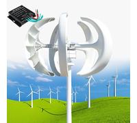 Aerogenerador de Eje Vertical de 3000 W con Controlador MPPT: Sistema híbrido eólico-Solar para embarcaciones, alumbrado público y generación de energía de 48 V.
