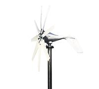 Aerogenerador, Generador de turbina eólica 1000w, 48V, 24V, 12V, molino viento HorizontaWind, Kit generación energía libre, alternativa con controlador MPPT for uso doméstico(24V,Wind turbine only)