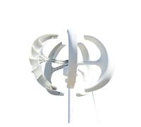 Aerogenerador nerador de alto je turbina eólica Maglev Vertical energía libre 6KW, molino viento doméstico 5000W 24V 48V(Bianco,24V)