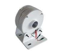 Aerogenerador Nerador de CA 400W PMG 0.4KW 12V 24V 48V alternador trifásico imán permanente for turbina eólica(WB,Double Shaft,24V)