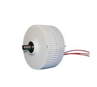 Aerogenerador nerador de imán permanente, 600W, 12V, 24V, 48V, trifásico, uso sin engranajes for turbinas eólicas, arranque baja velocidad del viento(No Base,SINGLE SHAFT_24V_600W)