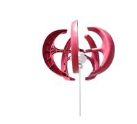 Aerogenerador Nerador pequeño de turbina eólica poco ruido 5KW energía libre for molino viento eje Vertical doméstico 5000W 12V 24V(Rot,24V)