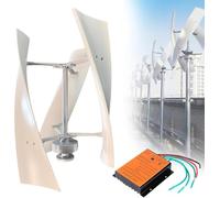 Aerogenerador Vertical 16000W 20000W con Controlador, Kit de generador de turbina eólica para terraza, Marina, Autocaravana, Barco(20000W,48V)