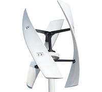 Aerogeneradores 12000W Sin Ruido Generador de turbina eólica Vertical, Aerogenerador de levitación magnética con Controlador MPPT para Molino de Viento Verde (Blanco) (48v)