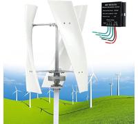 Aerogeneradores 16000W 20000W Sin Ruido Generador de turbina eólica Vertical, Aerogenerador de levitación magnética con Controlador MPPT para Molino de Viento Verde(20000W,220V)