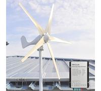Aerogeneradores 500W 5 Blades Energía libre Molino de viento 12V 24V Energía eólica Pequeño Generador de Turbinas de Viento Generador MPPT Controlador para uso en el hogar Energía y eólica