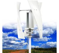 Aerogeneradores, Turbina eólica de eje Vertical 16000W 20000W 12V 24V 48V 220V Turbina Eólica Vertical Kit Completo,Generador De Viento Con Controlador, Generador energía eólica Kit(20000W,12V)