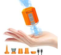 Aerogogo GP4, Bomba multifunción Recargable con función de Linterna Giga Pump 4.0, Orange