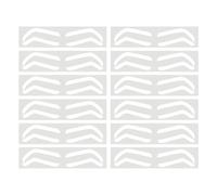 Aerógrafo Brow Pochic Tape, Airbrush Brow Maping Guide Pegatinas | Modelo de cejas aerógrafo,10 pares plantillas de teñido de cejas profesionales, soberano, shaper auxiliar, almohadilla de teñido