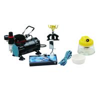Aerografo Compresor de aerografia Airbrush profesional TC-802 con pistola AB-...