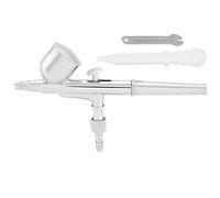Aerógrafo de Alimentación por Gravedad con Doble Acción, Kit Profesional 7CC, Boquilla 0.3mm - Control Preciso de Pintura, Ligero y Duradero, Ideal para Arte y Decoración de Uñas (0,5 milímetros)