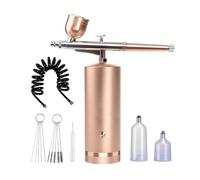 Aerógrafo For Uñas, Aerógrafo Portátil Con Compresor, Aerógrafo For Pintar, Minicompresor, Pistola De Pintura For Uñas, Arte, Pintura, Manualidades, Modelado Control Preciso(Gold)