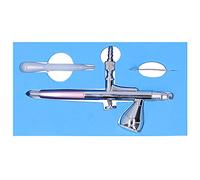 Aerógrafo G1 / 8, Pistola de Pintura con Kit Completo, Color Negro, Compacto y Ligero - Control Preciso de Flujo, Material de Latón, Ideal para Modelismo y Decoración (rosa)