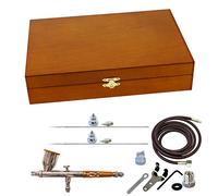 Aerógrafo Paasche Talon TG-3F SET 3 cabezas tamaño 0.25 0.38 0.66 mm en caja de madera