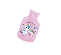 Aeromdale Botella de agua caliente con cubierta de 350 ml patrón de caballo bolsa de agua caliente de goma para aliviar el dolor manos y pies más calientes regalo para mujeres y niñas # A 1 unidad