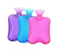 Aeromdale Botella de agua caliente de color sólido de 2000 ml PVC bolsa de agua caliente para alivio del dolor pies de manos más caliente regalo para mujeres y niñas - mezcla - 3 piezas
