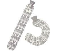 Aeromdale Botella de agua caliente larga en forma de U, botella de agua caliente para cuello y hombro, con cubierta para el cuerpo, la mano, el pie, el calor, el dolor y la hinchazón, 2 juegos - #B