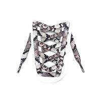 Aeromdale Cordones planos de lona con patrón de animales, cordones para zapatos de tigre/cebra/serpiente/leopardo, cordones coloridos creativos unisex, 8 mm, cuerdas para zapatos - B - 140 cm