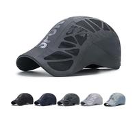 Aeromesh Sport Cap, Adjustable Head Circumference, Breathable Mesh Design, Low-Profile Fit, Quick-Drying Fabric (Graphite Grey)