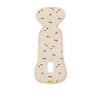 Aeromoov - Cojín para Asiento de bebé Air Layer - Inserto para Asiento de Coche o Cochecito - Grupo 0 - Funda de Verano antisudor - Algodón orgánico - Lady Bugs