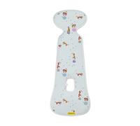 Aeromoov - Cojín para asiento de bebé Air Layer - Inserto para asiento de coche o cochecito - Grupo 1 - Funda de verano antisudor - Algodón orgánico - Circus Tigers