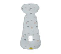 Aeromoov - Cojín para asiento de bebé Air Layer - Inserto para asiento de coche o cochecito - Grupo B - Funda de verano antisudor - Algodón orgánico - Air Traffic