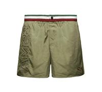 Aeronautica Militare Bañador con correa Tricolor Elástica Mar, Boxer BW0233 para hombre, Slip, Shorts, Piscina 261BW0233UCT02967, Verde, M