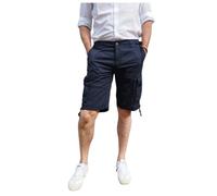 Aeronautica Militare - Bermuda cargo estilo militar casual - Shorts - Hombre - Azul - M -