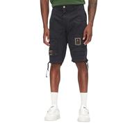 Aeronautica Militare Bermuda Hombre Anti-G de algodón 251BE041CT1122 8057630515512-44, azul navy, M