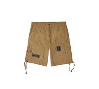 Aeronautica Militare Bermuda Hombre Anti-G de Gabardina 241BE041CT1122 8057630221345, Peanut Brown, 48W