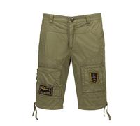 Aeronautica Militare Bermuda Hombre Anti-G de Gabardina 241BE041CT1122 8057630221406 Verde Green 39261 50, Verde
