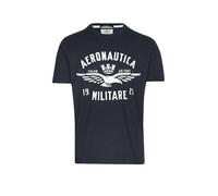 AERONAUTICA MILITARE Camiseta azul oscuro | XXL
