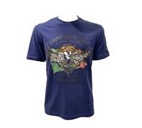 Aeronautica Militare Camiseta TS2074J para hombre, camiseta, polo, 08348 Azul, L