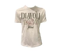 Aeronautica Militare Camiseta TS2422 para hombre, camiseta, camiseta, sudadera, diablos rojos, Color blanco., L