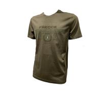 Aeronautica Militare Camiseta TS2423 para hombre, camiseta, camiseta, sudadera, flechas tricolores, verde militar, 3XL